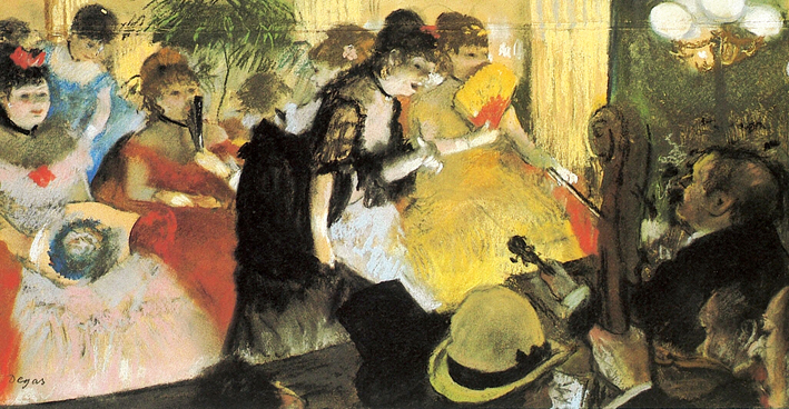  埃德加·德加 Edgar Degas—— 咖啡厅一角